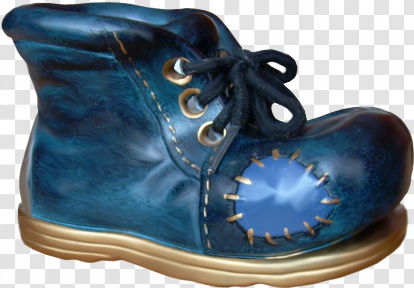 Shoe Blue Dress Boot Color - Outdoor Transparent PNG