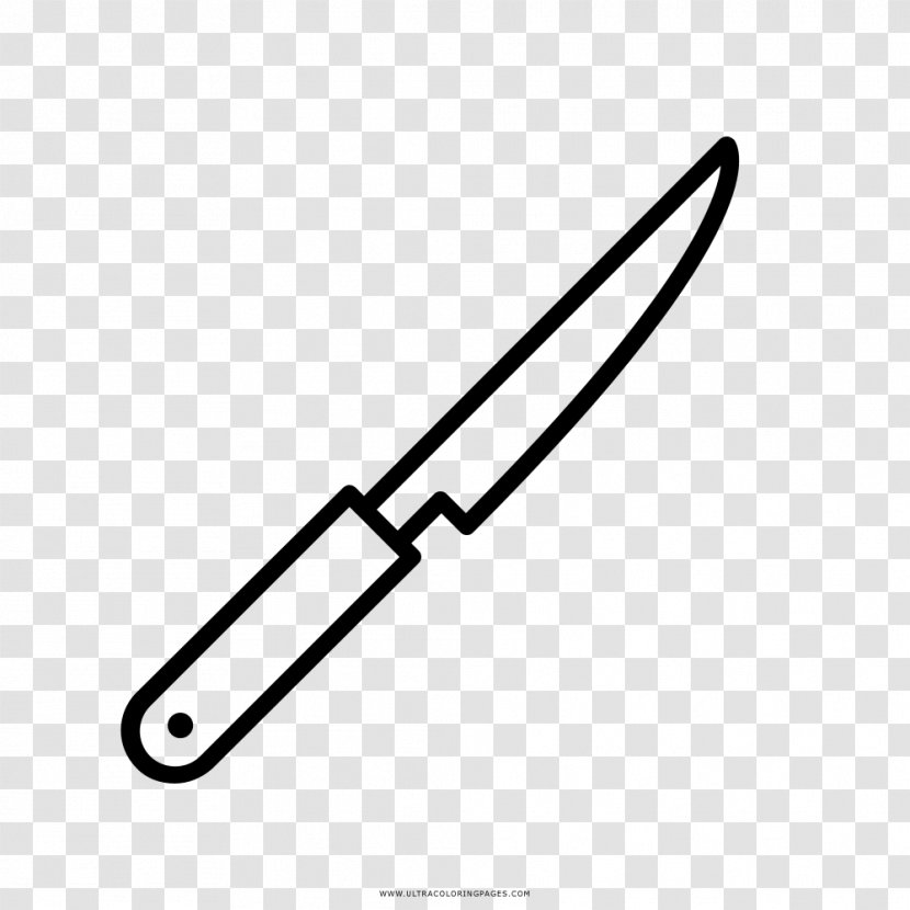 Knife Drawing Kitchen Knives Spatula - Bathroom Transparent PNG