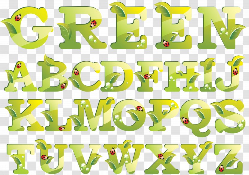 English Alphabet Letter Cursive - Pronunciation - Green Transparent PNG