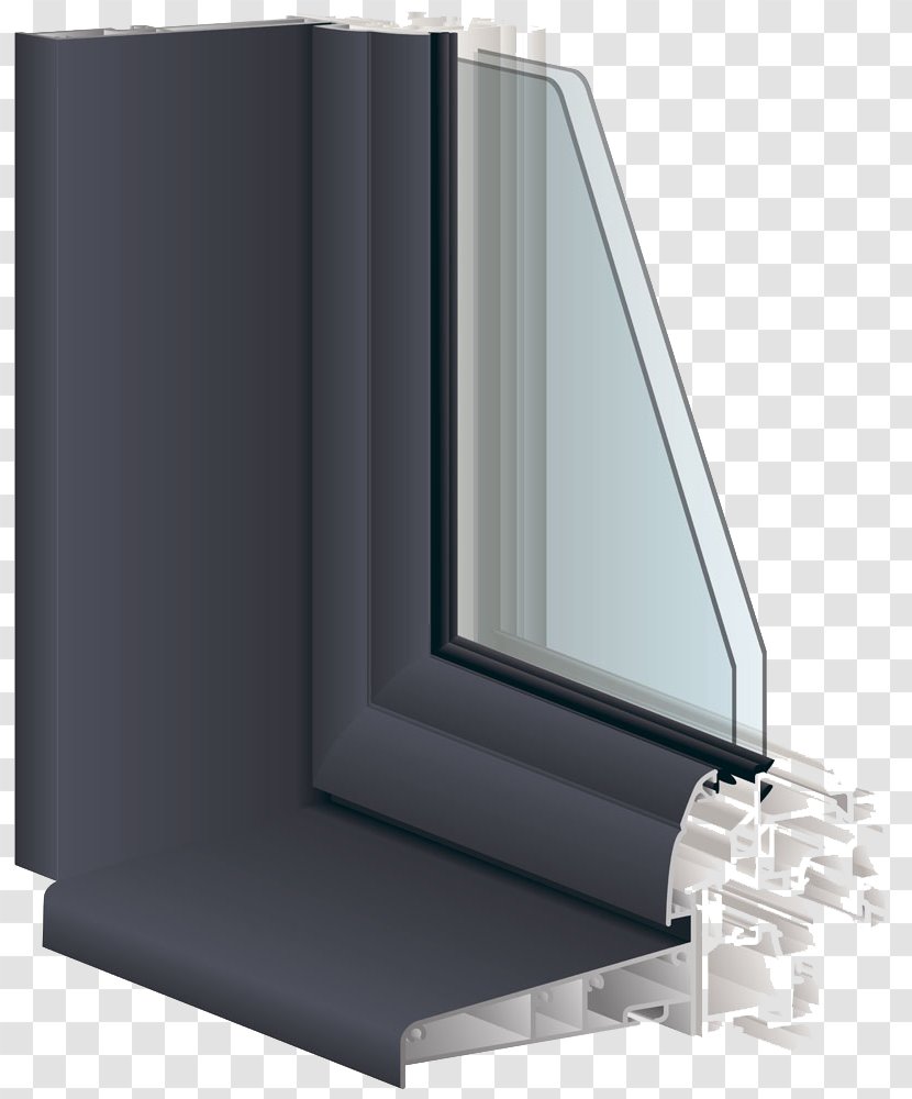 Window Polyvinyl Chloride Door Aluminium Insulated Glazing - Roller Shutter - Aluminum Angle High-definition Deduction Material Transparent PNG