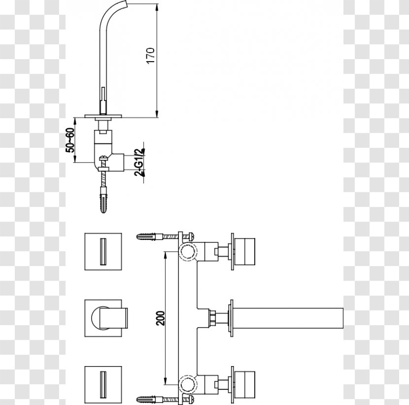 Door Handle Drawing Plumbing Fixtures Line Transparent PNG