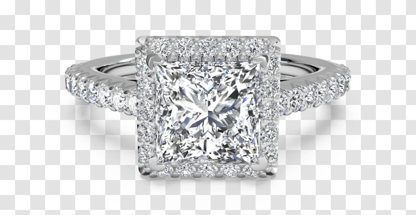 Gemological Institute Of America Engagement Ring Diamond Cut - Platinum - Perfect Squares Table 1 100 Transparent PNG