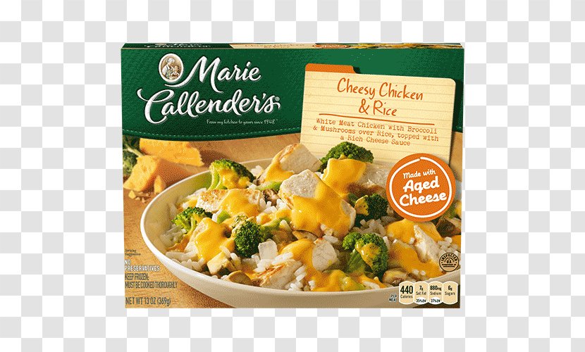 Fettuccine Alfredo Vegetarian Cuisine Marie Callender's Cheddar Cheese Recipe - Chicken Rice Transparent PNG