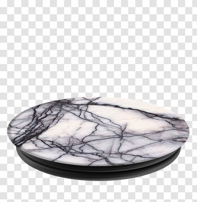PopSockets Grip Stand Marble Mobile Phones Amazon.com - Tableware - White Transparent PNG