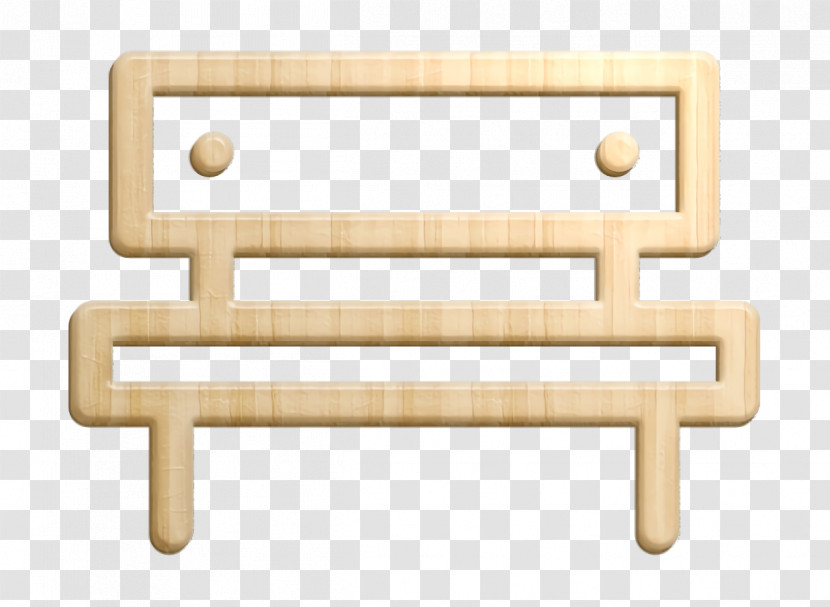 Bench Icon City Elements Icon Transparent PNG