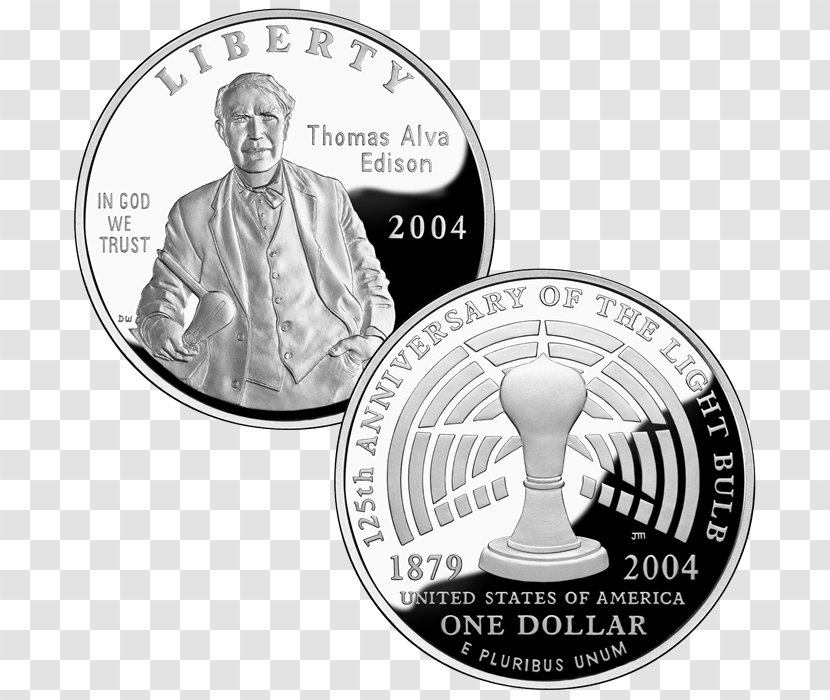 Dollar Coin Proof Coinage Silver Commemorative - Money Transparent PNG