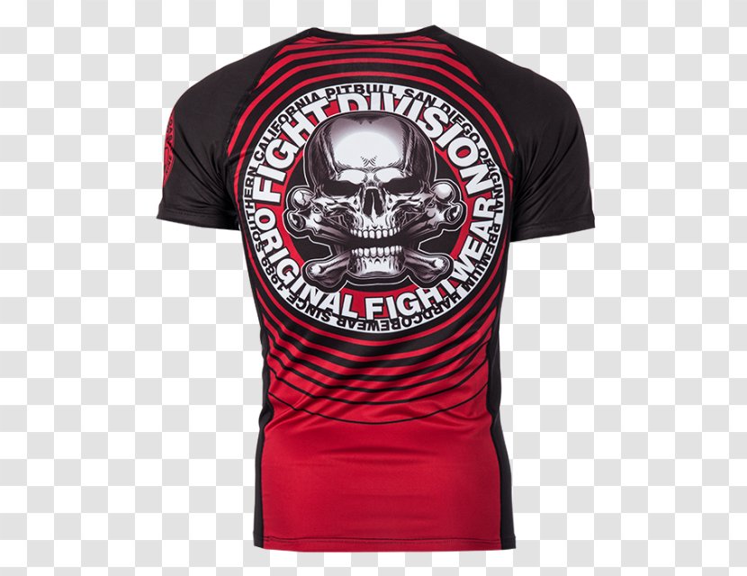 Long-sleeved T-shirt Rash Guard Clothing - Shirt - MMA Throwdown Transparent PNG