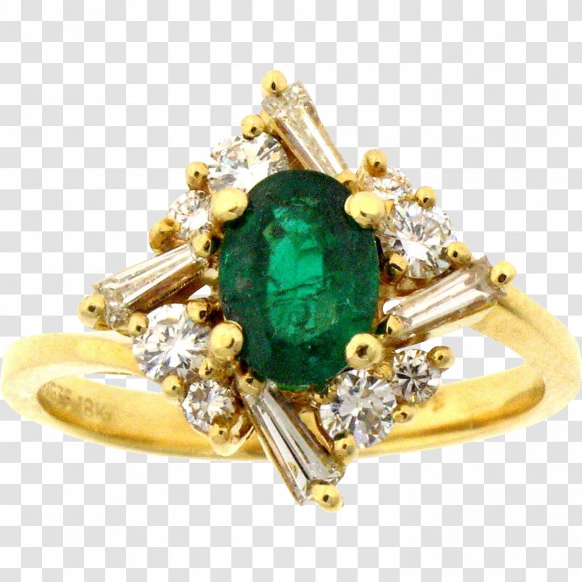 Emerald Carat Ring Topaz Ruby - Jade Transparent PNG