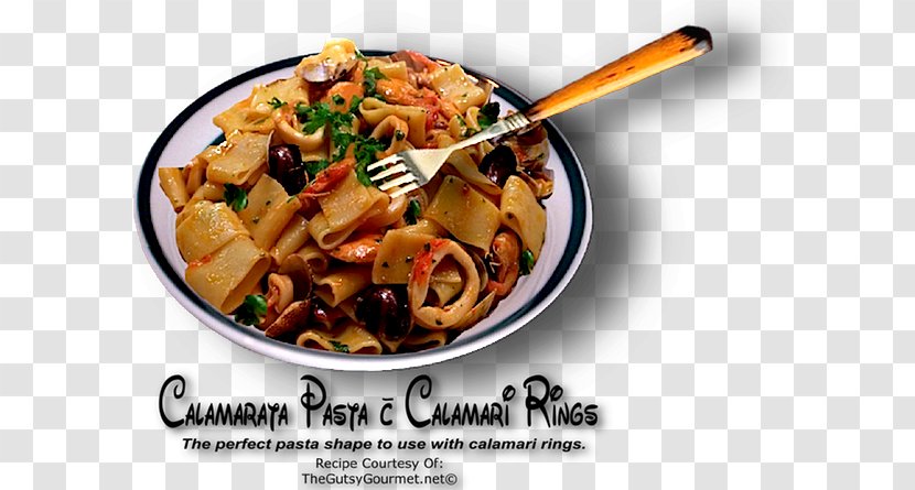 Lo Mein Chinese Noodles American Cuisine Vegetarian - Food - Squid Rings Transparent PNG