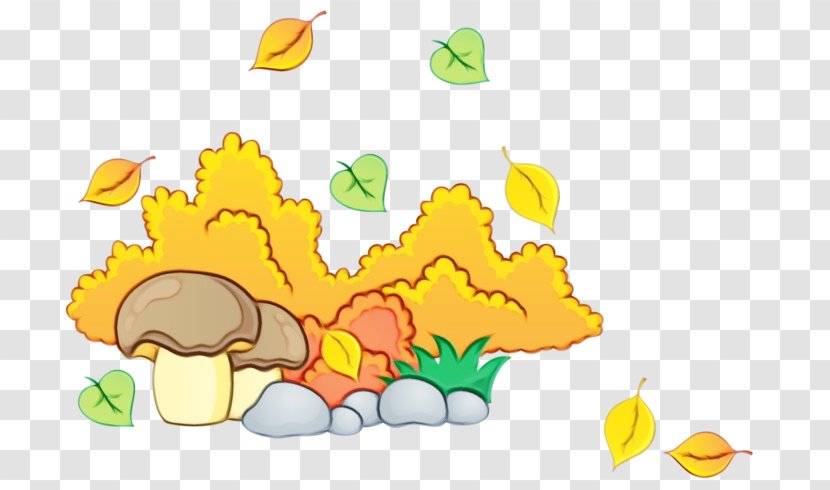 Autumn Leaf Drawing - Yellow - Plant Tree Transparent PNG