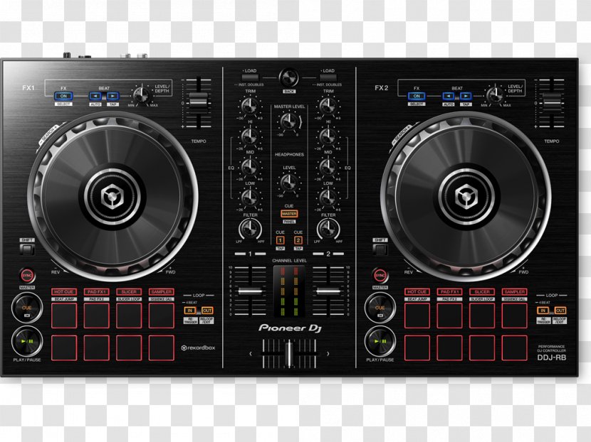 Pioneer DJ Controller Disc Jockey CDJ DDJ-RB - Audio Equipment - Ddjrb Transparent PNG