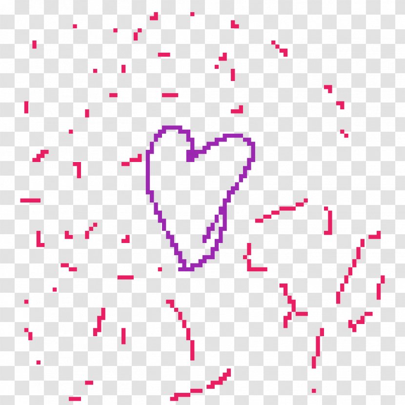 Love Valentine's Day Clip Art Point Pattern - Flower - Animated Sparkly Hearts Transparent PNG