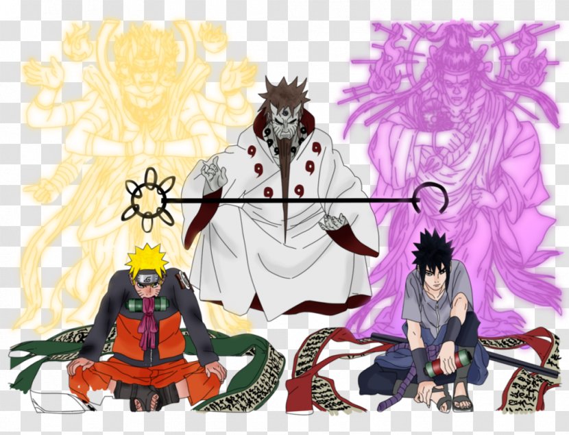 Sasuke Uchiha Naruto Eremitul Celor Șase Căi Hagoromo Ōtsutsuki Kaguya - Silhouette Transparent PNG