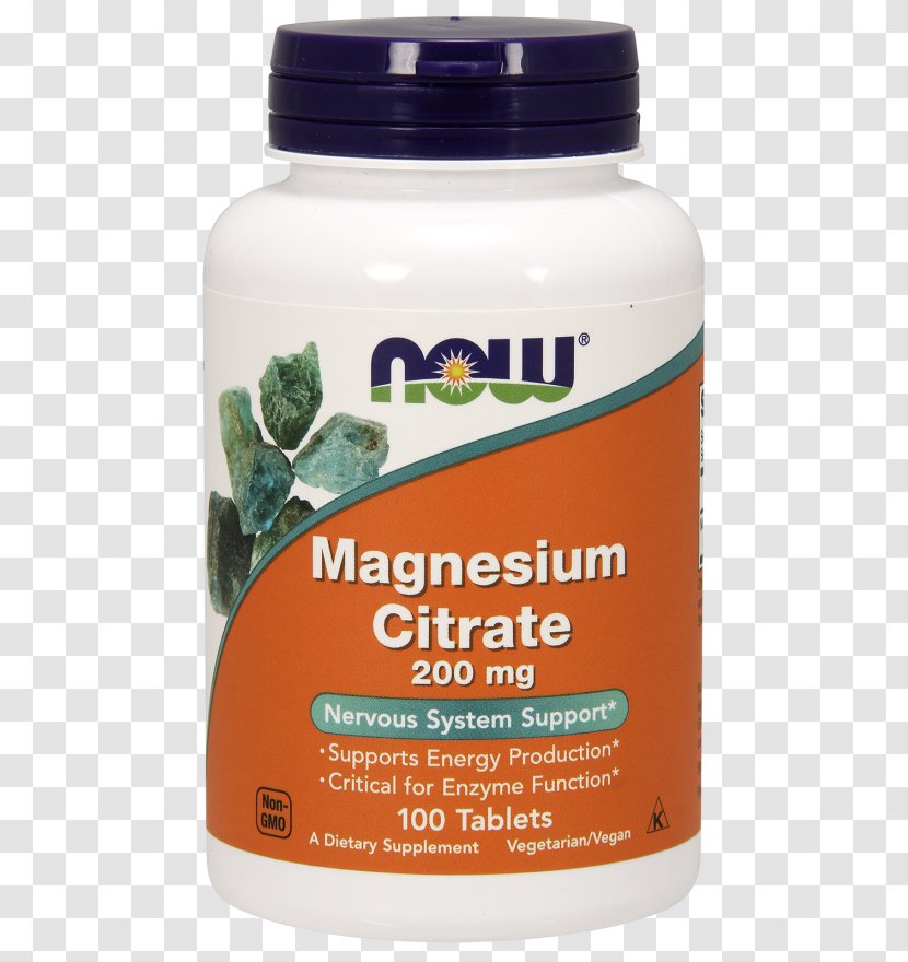 Dietary Supplement Magnesium Citrate Deficiency 2-hydroxypropane-1,2,3-tricarboxylate - Tablet Transparent PNG