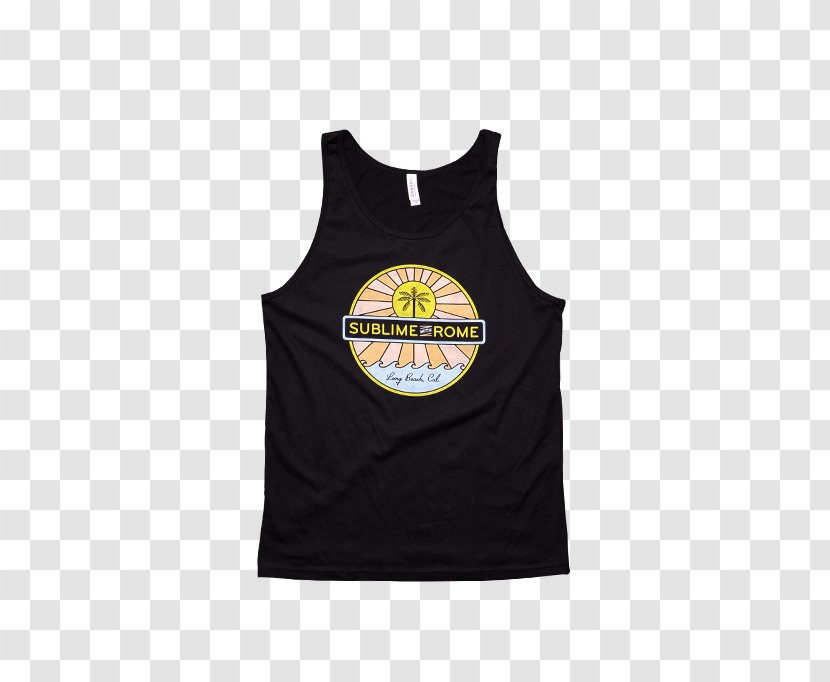 T-shirt Sleeveless Shirt Clothing Crew Neck - Tshirt Logo Long Beach Transparent PNG