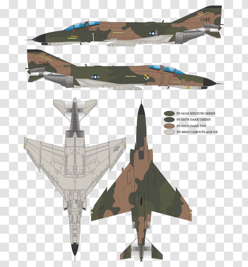 Grumman F-14 Tomcat Military Aircraft McDonnell Douglas F-4 Phantom II Airplane - Fixedwing Transparent PNG