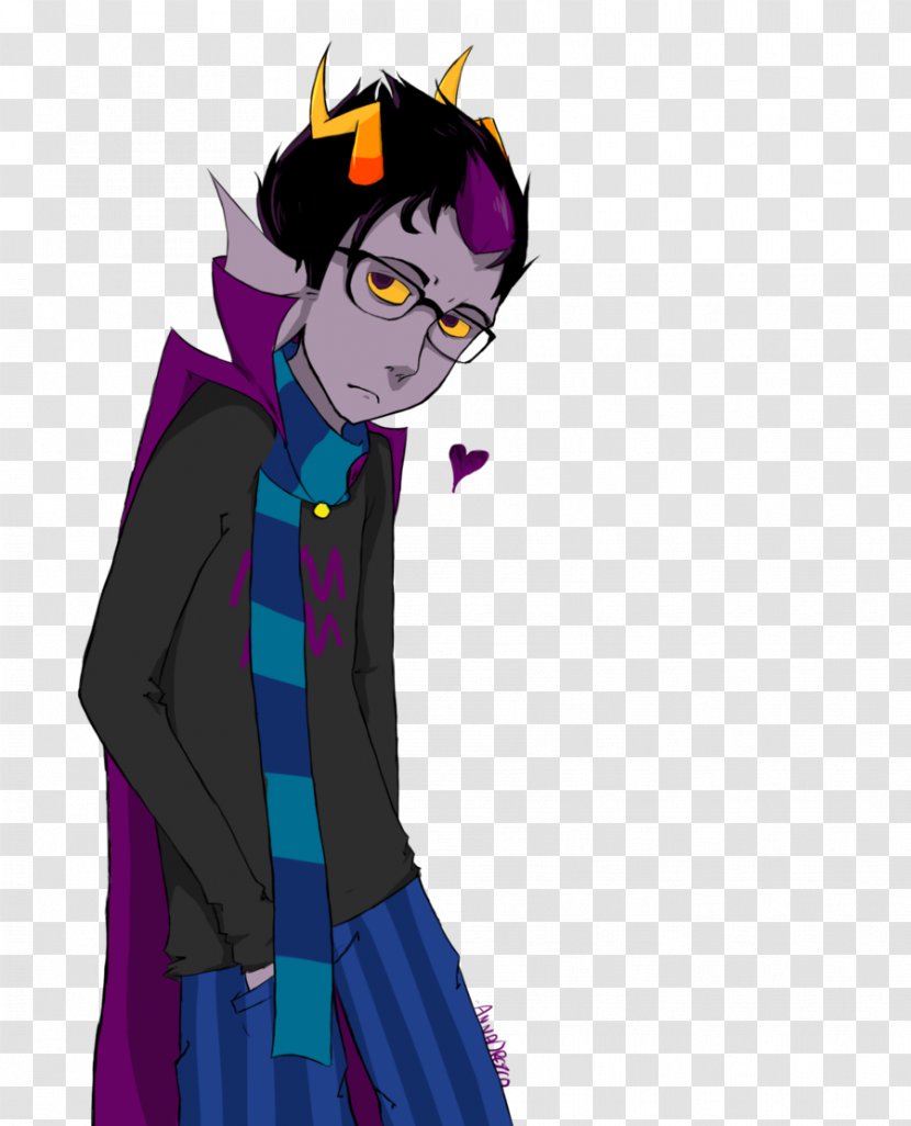 Homestuck Eridanus MS Paint Adventures - Watercolor - Frame Transparent PNG