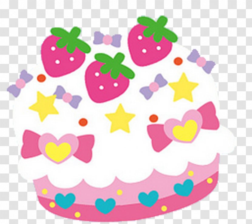 Strawberry Cream Cake Clip Art - Lovely Transparent PNG