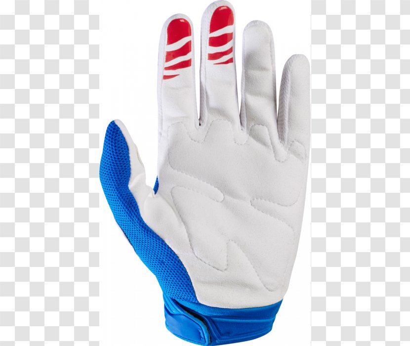 Glove Motocross Fox Racing Clothing Blue - Baby Transparent PNG