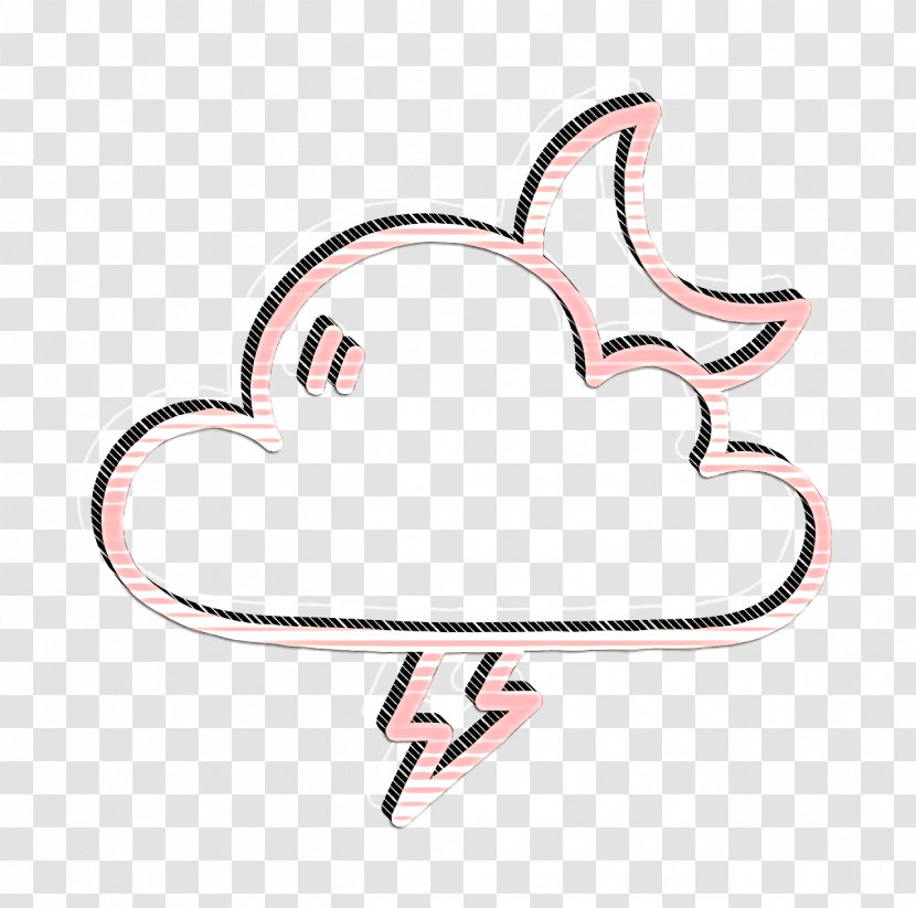Bolt Icon Cloud Forecast - Heart Nose Transparent PNG