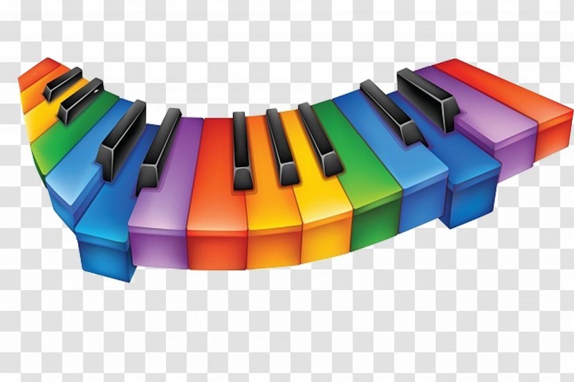 Piano Musical Keyboard - Cartoon Transparent PNG