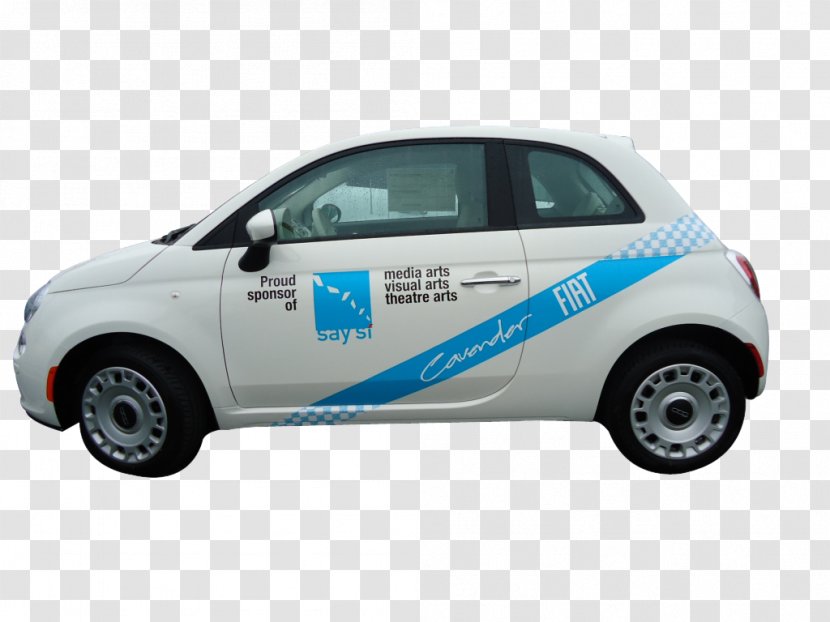 Car Door Fiat 500 - Automotive Exterior Transparent PNG