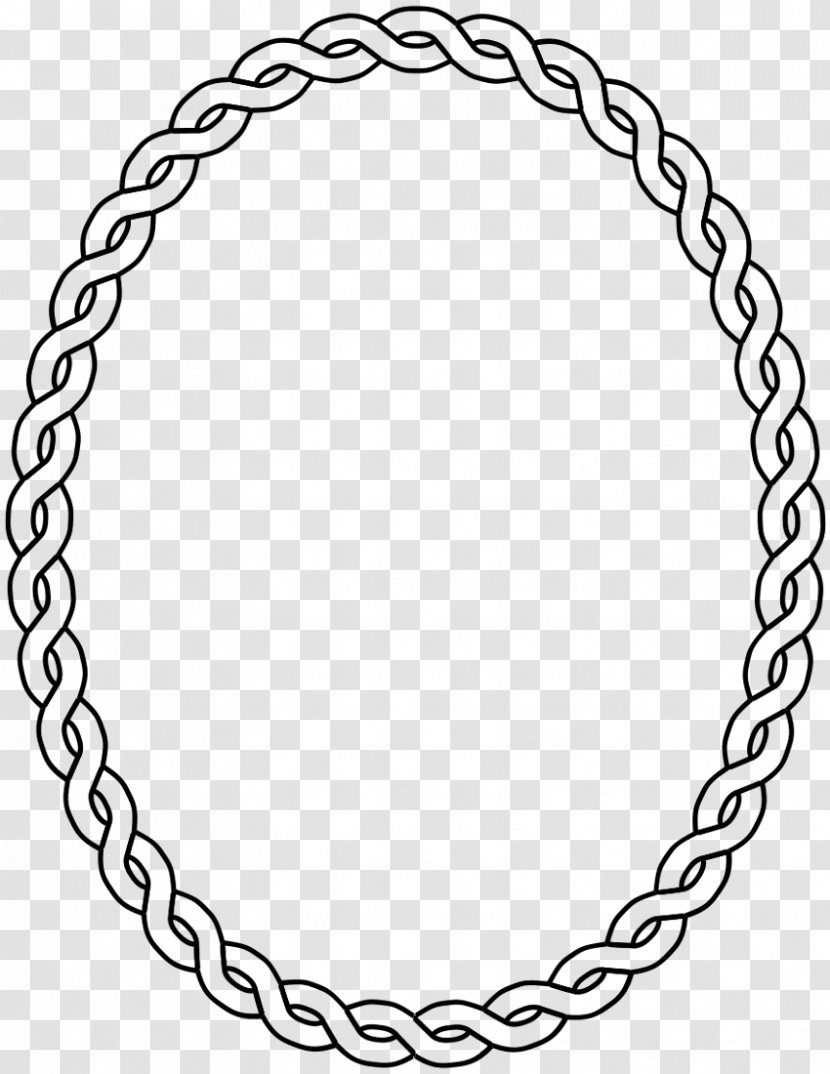 Circle Ornament Drawing Clip Art - Monochrome Photography - Oval Border Transparent PNG