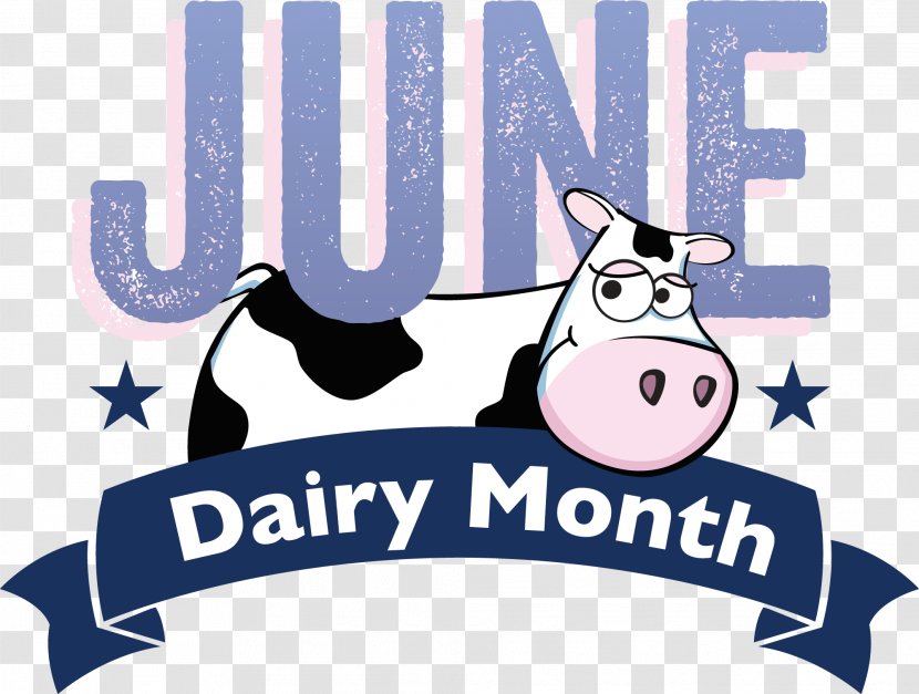 Cattle Dairy June Month Livestock - Ice Cream - Milk Logo Transparent PNG