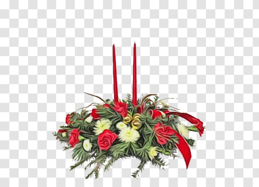 Floral Design - Flower - Christmas Decoration Candle Transparent PNG
