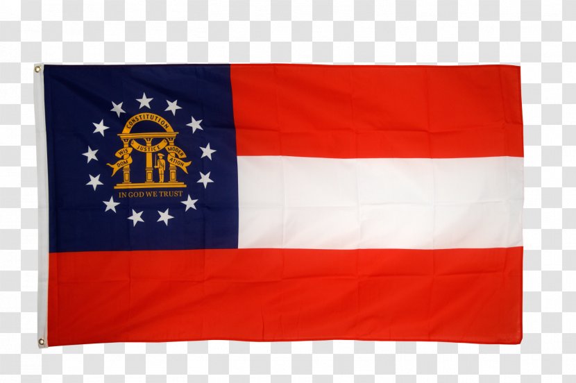 Flag Of Georgia Fahne State Florida - Com Transparent PNG