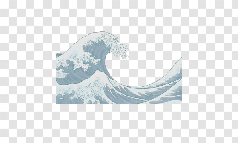 The Great Wave Off Kanagawa Japanese Art Painting - Oh - Japan Transparent PNG