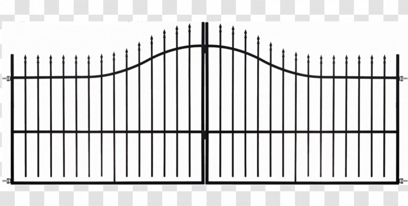 Gate Fence Wrought Iron Metal Steel - Wicket Transparent PNG