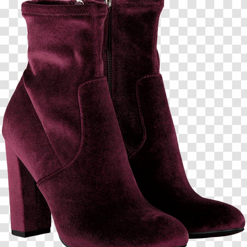 Boot Suede High-heeled Shoe Purple - Footwear Transparent PNG