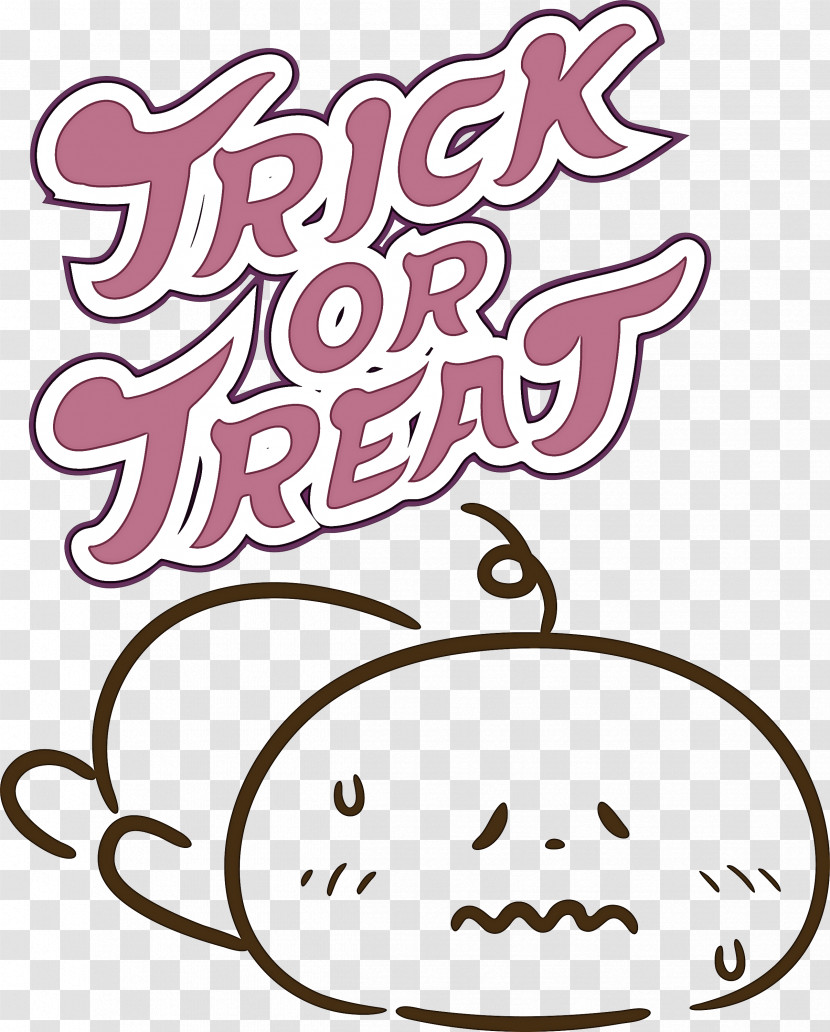 TRICK OR TREAT Happy Halloween Transparent PNG