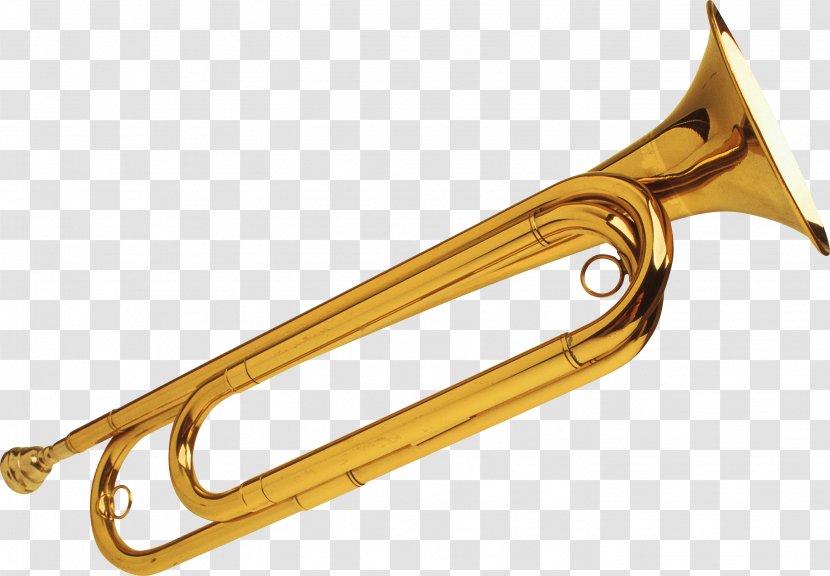 Wind Instrument Clarion Blowing Horn Clip Art - Bugle - Trumpet Transparent PNG