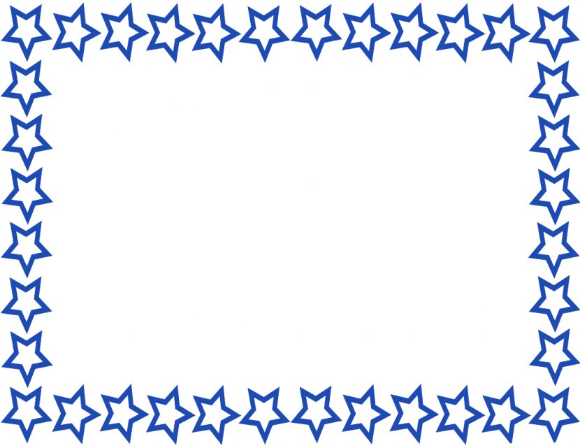 Star Yellow Clip Art - Boarder Transparent PNG