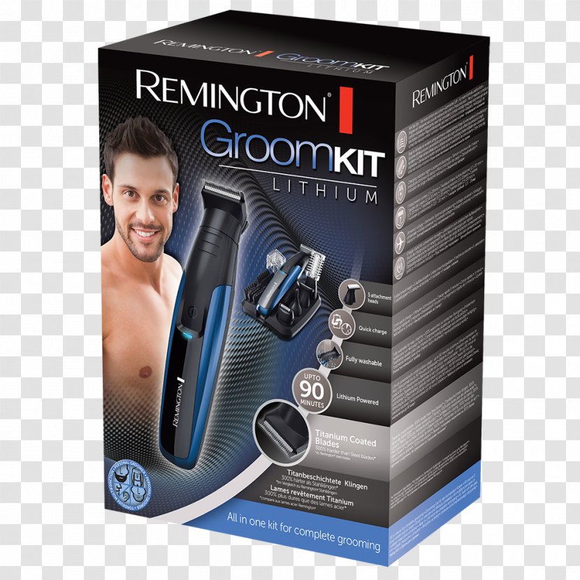 Hair Clipper Remington BHT6250 Beard Electric Razors & Trimmers Lithium - Razor Transparent PNG