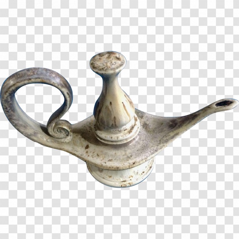 Genie Aladdin Oil Lamp Pottery Ceramic - Vintage Antique Yantai Yantai. Transparent PNG