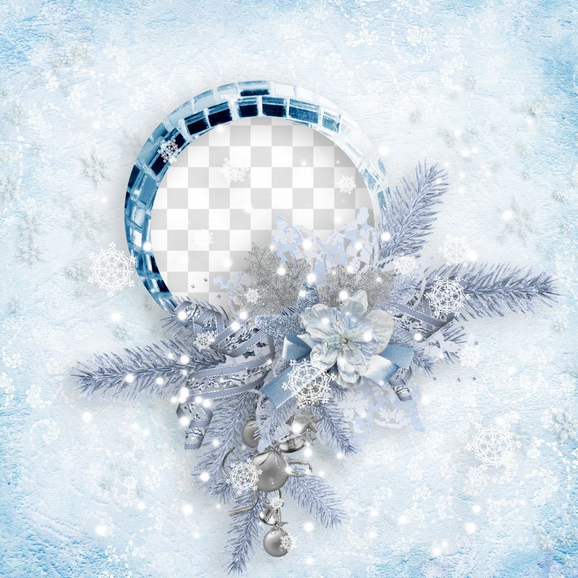 Digital Photo Frame Christmas Picture - Snowflake Transparent PNG