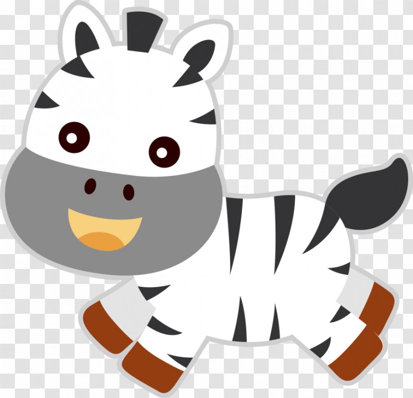 Zebra Cartoon - School - Sticker Transparent PNG