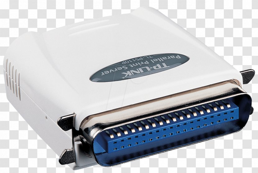 TP-LINK TL-PS110P Print Servers Printer Computer - Ports Transparent PNG