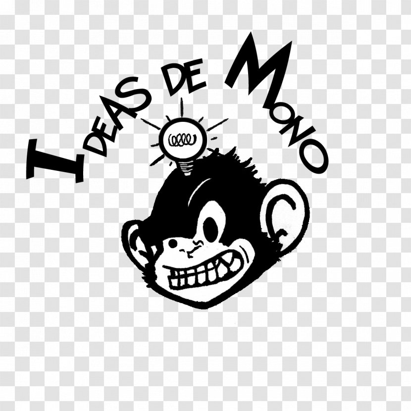 Logos Graphite Monkey Animal - Fictional Character - Idml Transparent PNG