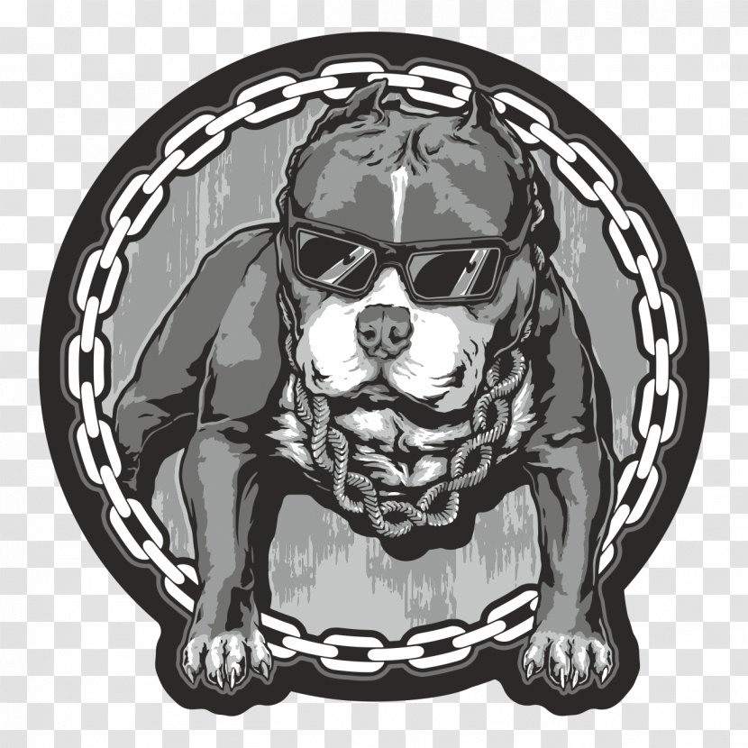 American Bully Canidae Black And White Transparent PNG