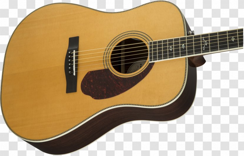 Steel-string Acoustic Guitar Fender Musical Instruments Corporation Dreadnought - Bass Transparent PNG