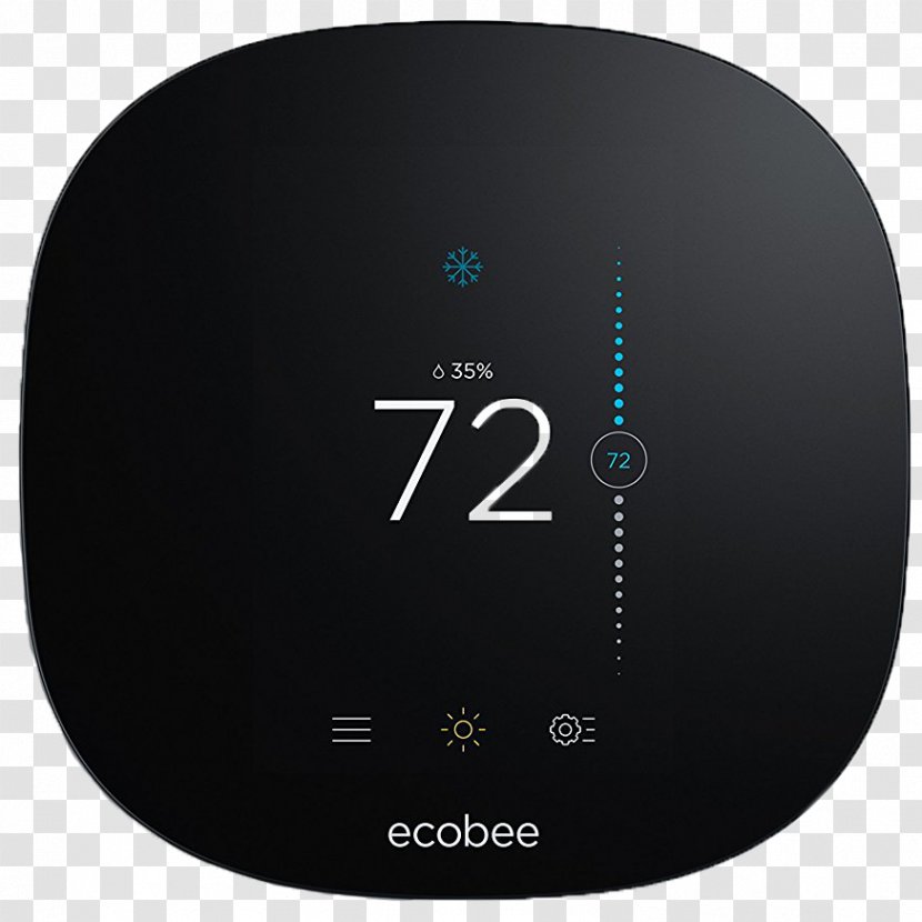 Ecobee Ecobee3 Lite Smart Thermostat Multimedia - Brand - Save Energy Transparent PNG