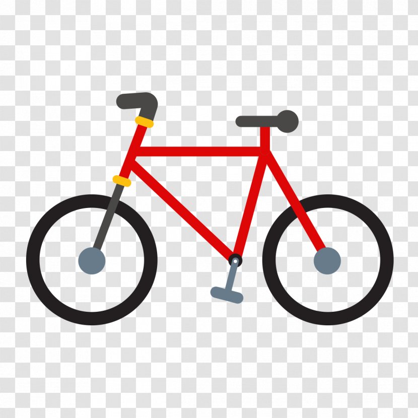 Fixed-gear Bicycle Frames Road Vector Graphics - Wheel Transparent PNG