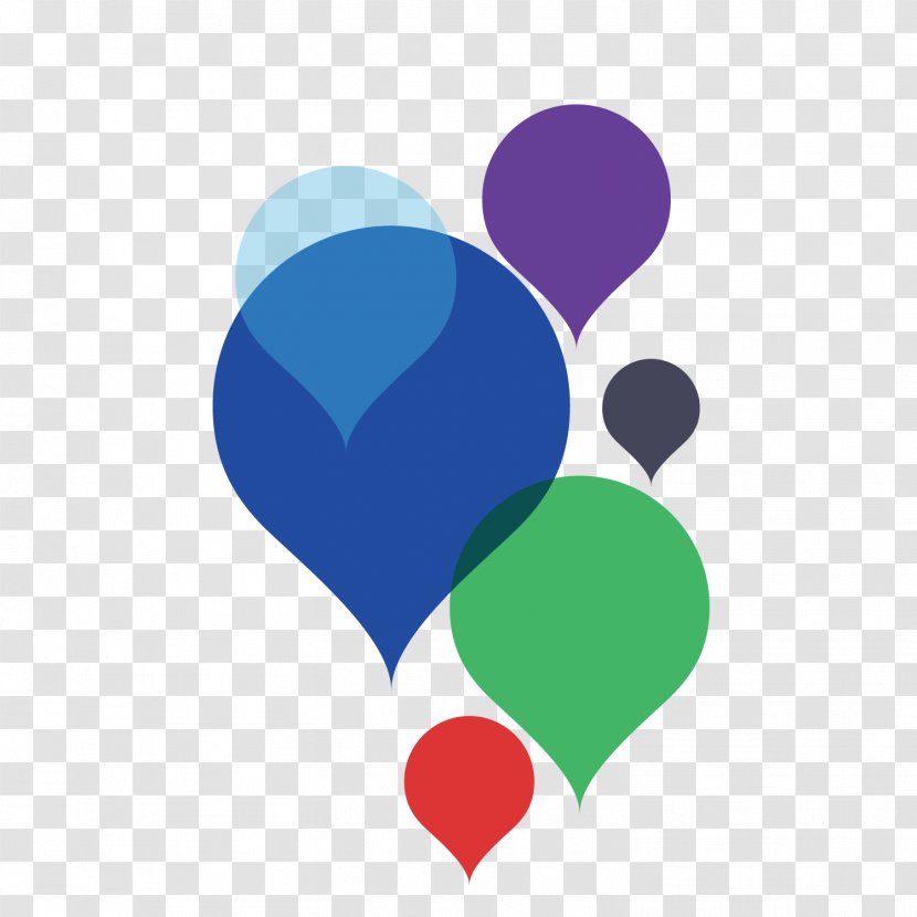 Vector Flattened Color Balloons - Balloon - Speech Transparent PNG