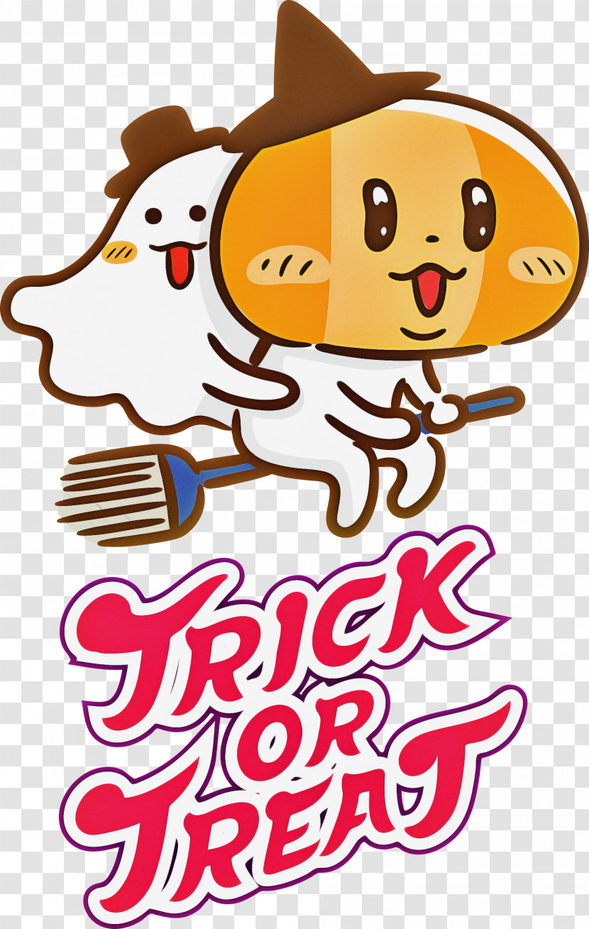 TRICK OR TREAT Happy Halloween Transparent PNG