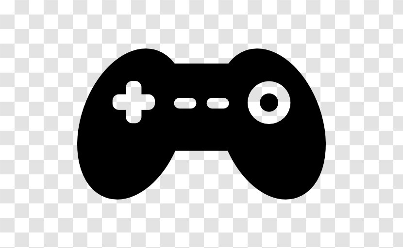 Joystick Game Controllers Video - Black And White Transparent PNG