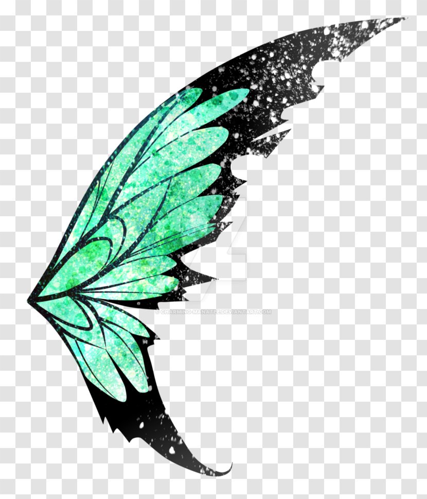Bloom Fairy Clip Art - Green Wings Transparent PNG